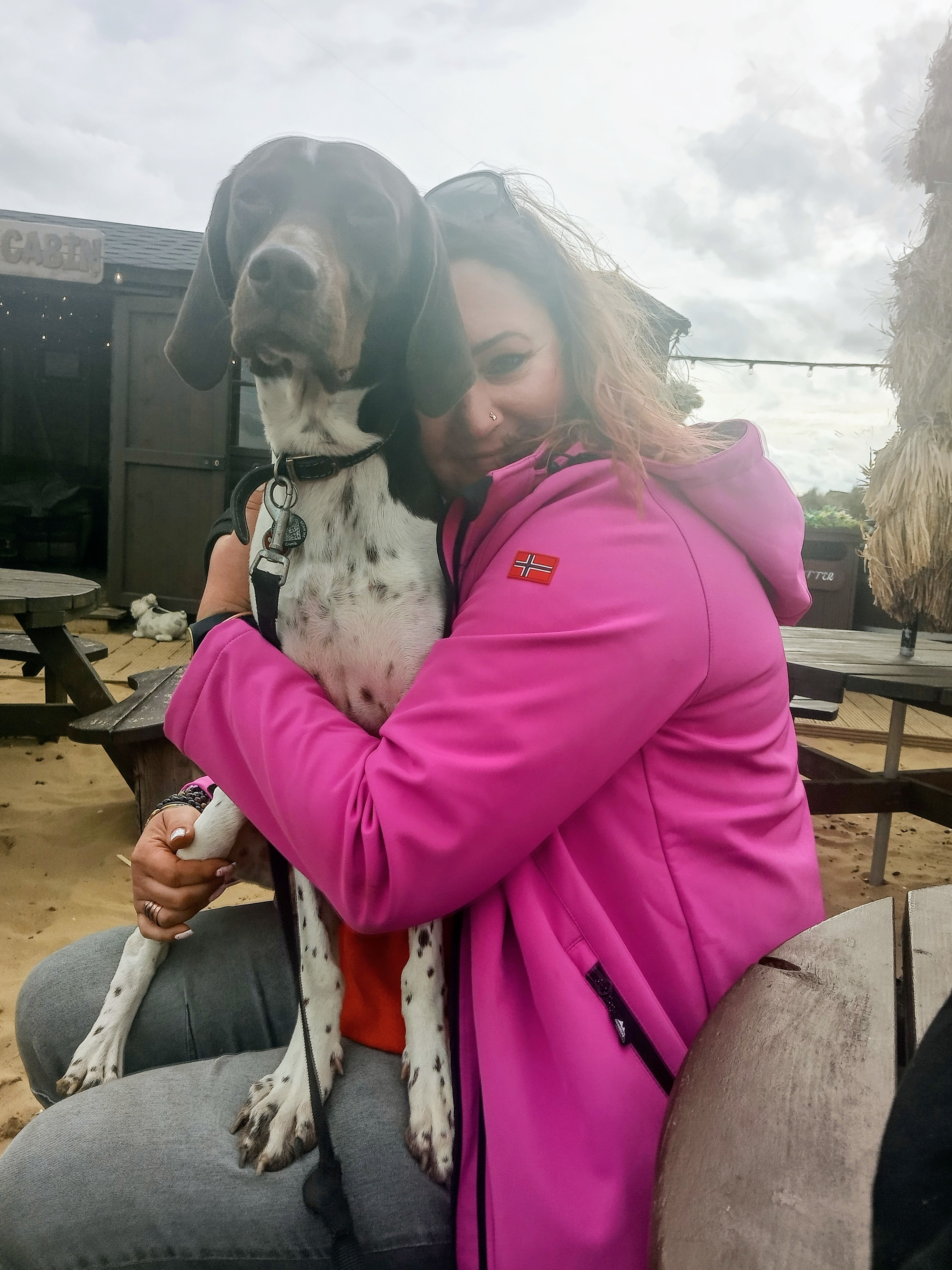 Aleksandra of Pawfect Pet Care with a dog – Norfolk dog walker and pet sitter